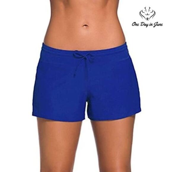 Aleumdr Tie Waist Swim Shorts Size L - Picture 1 of 4